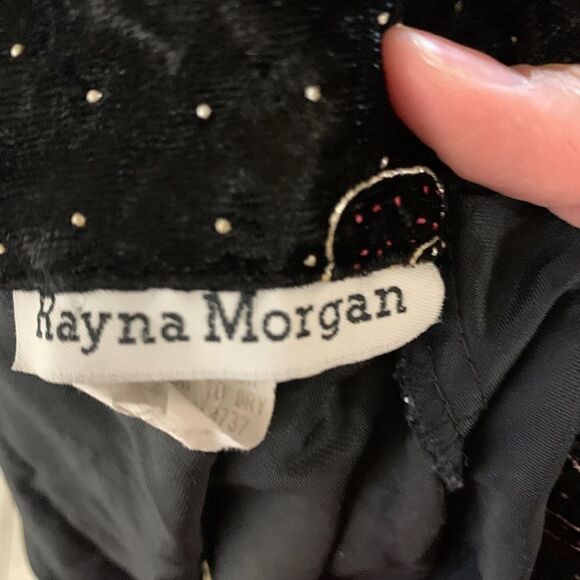 Vintage Rayna Morgan long sleeve bow print button down top - Picture 9 of 9